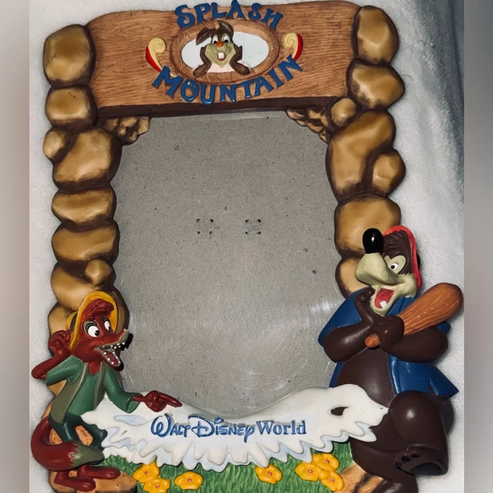 Walt Disney World Bre’r Rabbit Bear Fox Splash Mountain Ride 3D Picture Frame.